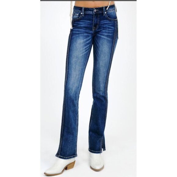 NEW Grace in L.A. Dark bootcut Denim 30” inseam - Picture 3 of 4